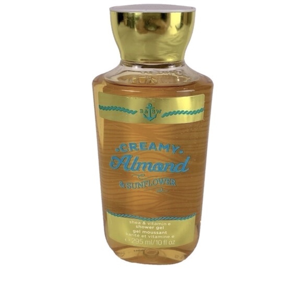 Bath And Body Works CREAMY ALMOND & SUNFLOWER x1 New Shower Gel Shea & Vitamin E